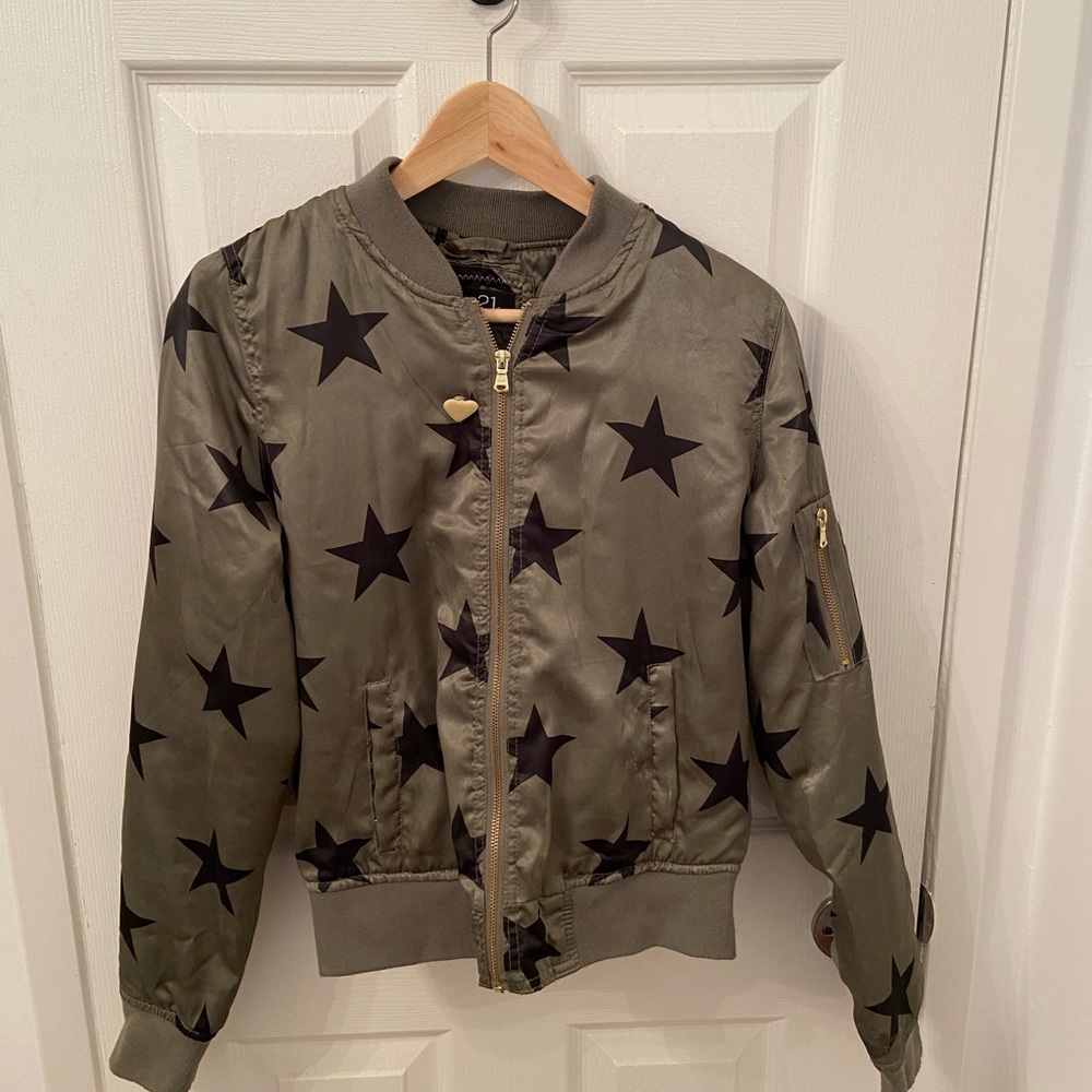 Rue 21 Star bomber jacket